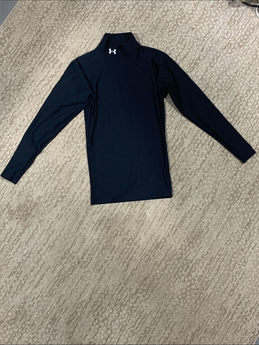 Under Armour Men's Navy Turtleneck Performance Long-Sleeve (445)